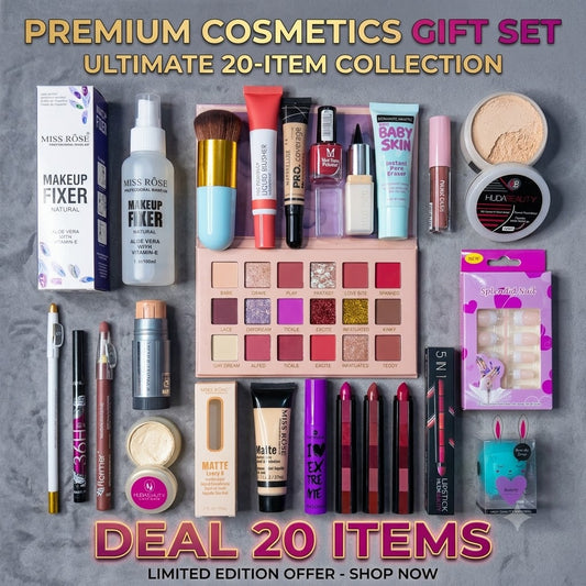 Premium Cosmetics 20-In-1 Makeup Gift Set – Ultimate Beauty Deal (Limited Edition)