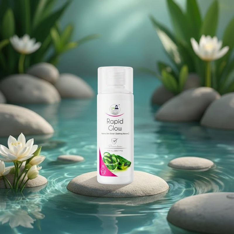 Dr. Derma Rapid Glow Aloe Vera Skin Shiner | All Skin Types – Mirror Glam