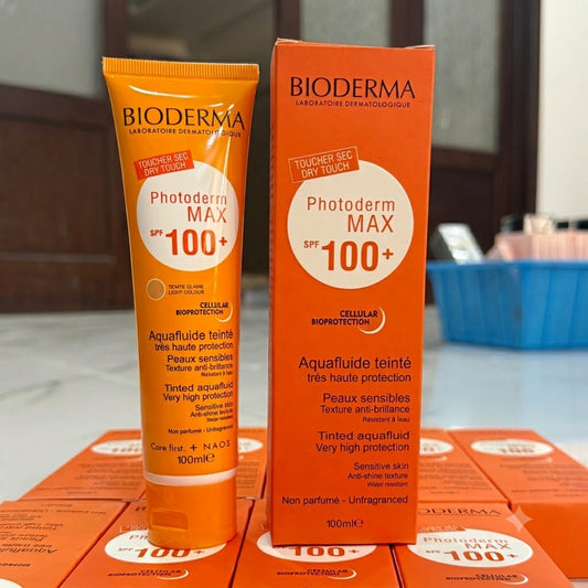 BIOGFPMA Photoderm MAX SPF 100+ Tinted Sunscreen Cream 100ml – Lightweight Non-Greasy UVA/UVB Protection