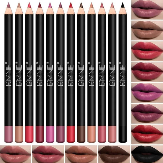 Professional Matte Lip Liner Set 12 Shades | Buy in Pakistan – Zeenora