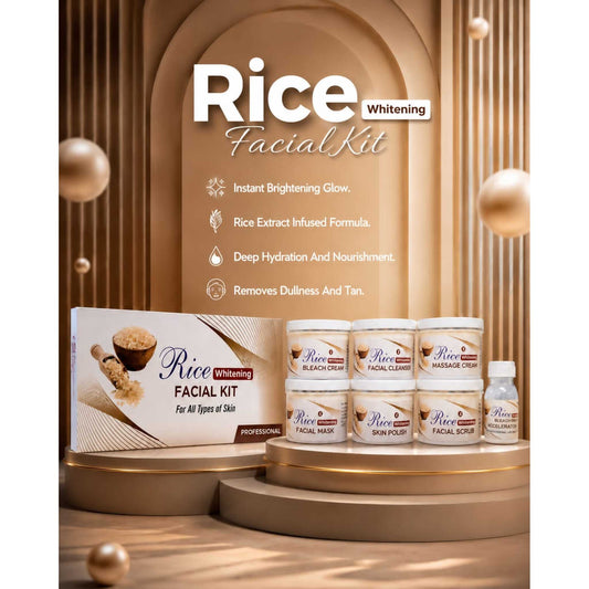 Get an Instant Brightening Glow with Rice Whitening Facial Kit!