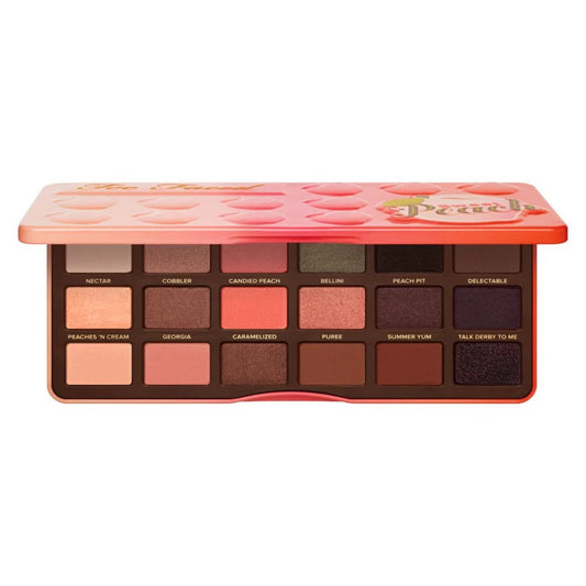 Too Faced Sweet Peach Eyeshadow Palette – 18 High-Pigment Matte & Shimmer Shades