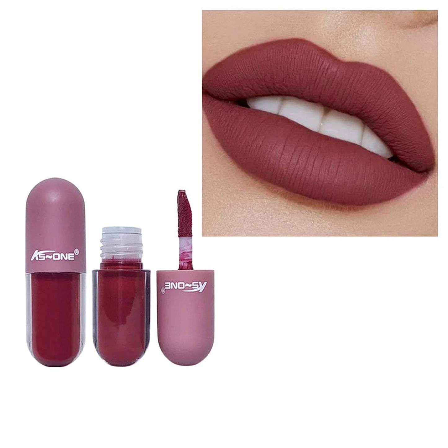 KS-ONE 12 Pcs Mini Capsule Matte Lip Gloss Set – Hot Lips New Fashion Colors | Mirror Glam