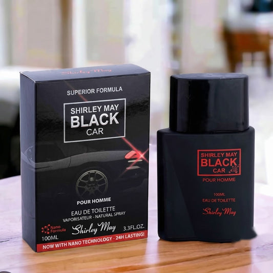 Shirley May Black Car Eau De Toilette For Men – 100ml Premium Long-Lasting Perfume